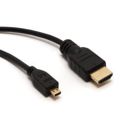 HDMI to MicroHDMI Cable for Raspberry Pi 4 - 1Meter HDMI to MicroHDMI Cable for Raspberry Pi 4 - 1Meter