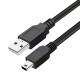 Mini USB 2.0 Male to Mini-B cable (30 CMs) for Arduino NANO/FTDI Module/External HDDS/Camera/Card Readers