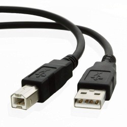 USB Cable - A-Male to B-Male for Personal Computer, Printer, Arduino UNO/MEGA/Printer 30Cms USB Cable - A-Male to B-Male for Personal Computer, Printer, Arduino UNO/MEGA/Printer 30Cms