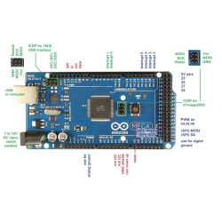 Arduino Mega 2560 R3 Board (ATmega16U2) without USB Cable Arduino Mega 2560 R3 Board (ATmega16U2) without USB Cable