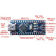 Arduino Nano Board R3 with CH340 chip without USB Cable (Unsoldered)