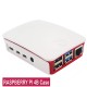 Raspberry Pi 4 Case 1Gb, 2GB, 4GB White Red with Logo