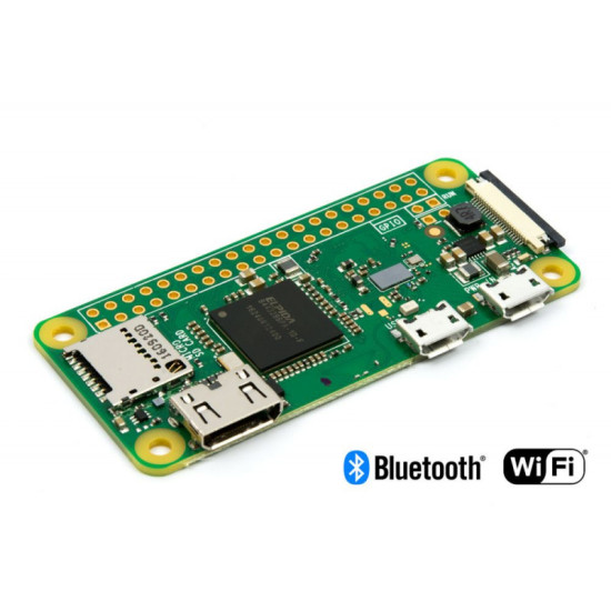 Raspberry Pi Zero W (Wireless) With In-Built Wifi and Bluetooth