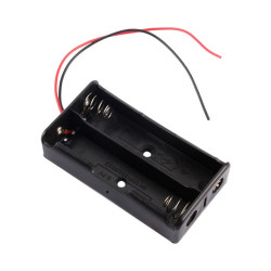 Battery Case Holder for 2 x 18650 Battery (Series) Battery Case Holder for 2 x 18650 Battery (Series)