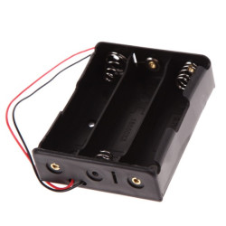Battery Case Holder for 3 x 18650 Battery (Series) Battery Case Holder for 3 x 18650 Battery (Series)