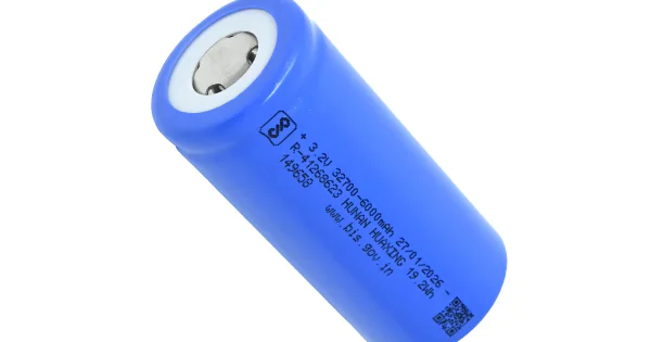 2 Batterie 32700 LiFePO4 Da 3.2V 6500mAh – Scarica 55A Per Pannelli Solari E Fai-da-te