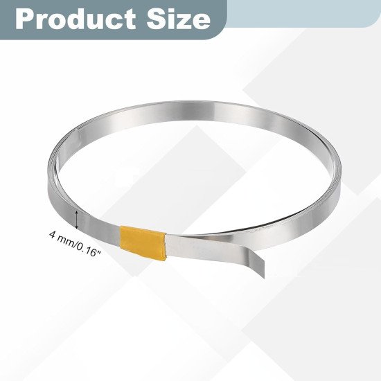 Nickel Strip 4mm × 0.12mm for Spot Welding (1 Meter)