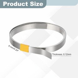 Nickel Strip 6mm × 0.12mm for Spot Welding (1 Meter) Nickel Strip 6mm × 0.12mm for Spot Welding (1 Meter)