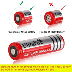 3.7Volt UltraFire 4200mAh 18650 Li-ion Rechargeable Battery (Cusp Top) - 1Piece 3.7Volt UltraFire 4200mAh 18650 Li-ion Rechargeable Battery (Cusp Top) - 1Piece