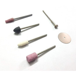 KIT - 4 Grinding Tools with 20mm Mini Circular SAW Cutting Tool for Mini Drill Machine Rotary Tools