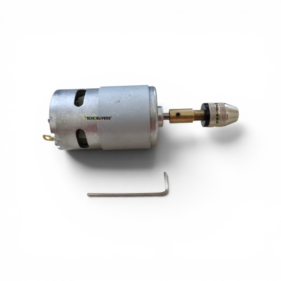 Drill Chuck 0.6-3.2mm Mount with 775 DC Motor