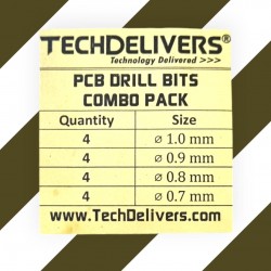 Drill Bits Combo Pack of 16 Pieces PCB Micro 0.7 - 0.8 - 0.9 - 1.0 mm Drill Bits Combo Pack of 16 Pieces PCB Micro 0.7 - 0.8 - 0.9 - 1.0 mm