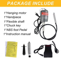 CC-30 Electric Hanging Flexible Shaft Grinder – Mill Grinder Drill for Jewelry Polishing & Porting