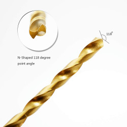 Drill Bit Golden Oxide coated - 1.7mm Drill Bit Golden Oxide coated - 1.7mm