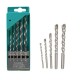 Masonry Drill Bit Set for Concrete and Brick Wall Drilling - Pack of 5 