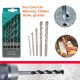 Masonry Drill Bit Set for Concrete and Brick Wall Drilling - Pack of 5 