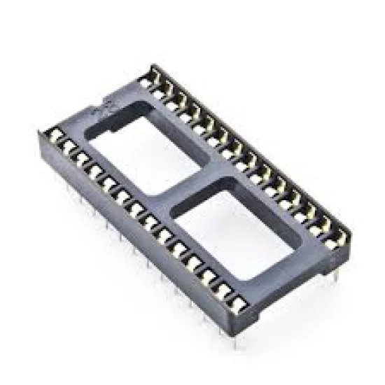 50-Pack 28-Pin DIP IC Sockets – Wide Type, Adaptor Sockets For Breadboard/PCB