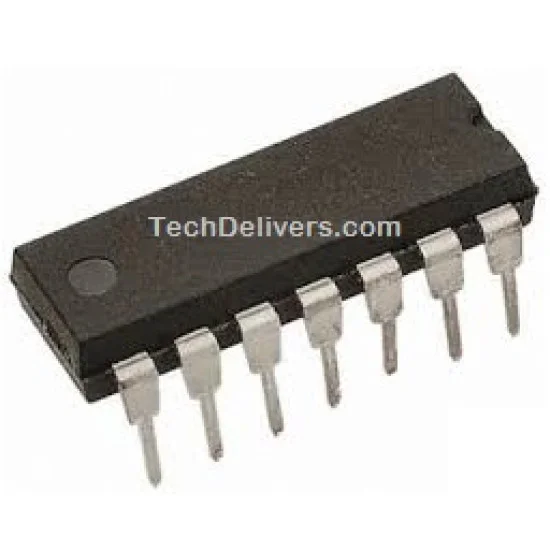 thumbnail image 2 of 10PCS Texas Instruments CD4081BE CMOS Quad 2-Input AND Gate ICs – New 2 of 3