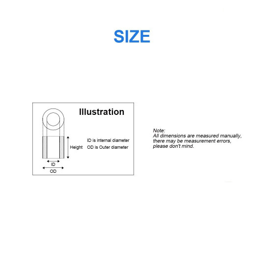 Cylindrical Plastic Spacer Height 6mm Non‑Threaded Female‑to‑Female 
