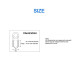 Cylindrical Plastic Spacer Height 6mm Non‑Threaded Female‑to‑Female 