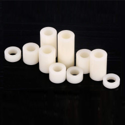 Cylindrical Plastic Spacer Height 6mm Non‑Threaded Female‑to‑Female 