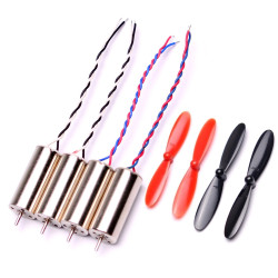 Coreless Drone Motor 716 with Propeller (4 PCS)
