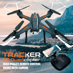 Tracker Drone With High Quality Camera With Remote Control Compatible with Android Mobile Tracker Drone With High Quality Camera With Remote Control Compatible with Android Mobile