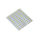 LED Aluminium Strip Light 4V 50Piece LED Bulbs, White (10x5) Plate