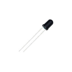 IR Receiver PhotoDiode Black - 5mm 940nm IR Receiver PhotoDiode Black - 5mm 940nm