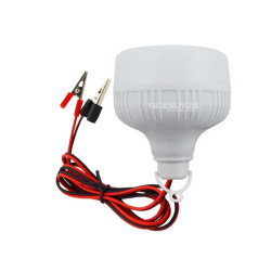 LED Bulb 20Watt DC 12V Solar SMD Lamp Crystal White