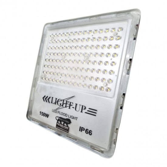 LED Flood Light 150W IP66 Waterproof Lens Type with Extension Bracket Lamp Outdoor (White) LED Flood Light 150W IP66 Waterproof Lens Type with Extension Bracket Lamp Outdoor (White)