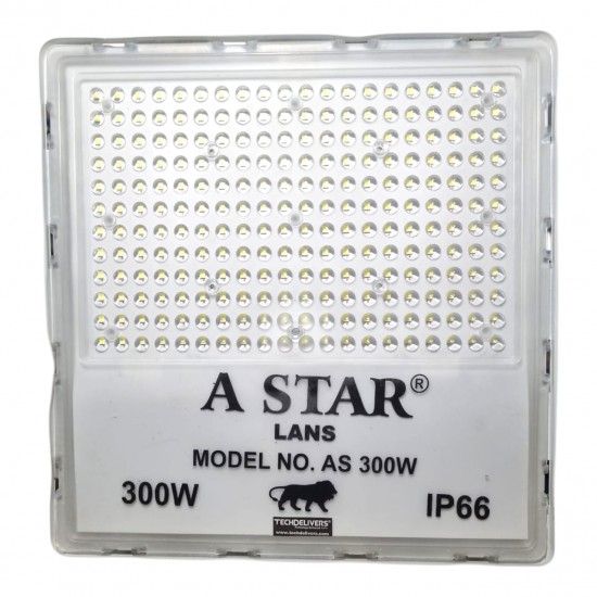 LED Flood Light 300W IP66 Waterproof Lens Type with Extension Bracket Lamp Outdoor (White) LED Flood Light 300W IP66 Waterproof Lens Type with Extension Bracket Lamp Outdoor (White)