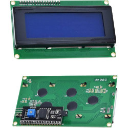LCD 20X4 Alphanumeric Display with I2C/IIC interface - BLUE Backlight