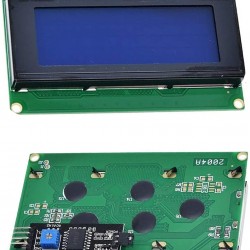 LCD 20X4 Alphanumeric Display with I2C/IIC interface - BLUE Backlight LCD 20X4 Alphanumeric Display with I2C/IIC interface - BLUE Backlight