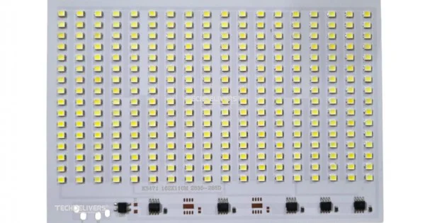 SMD LED 300W 160mm x 110mm 2835 Aluminum base plate board for flood LED ...