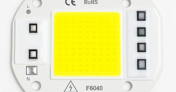 50W 220V Warm LED COB Chip with Integrated Smart IC Driver