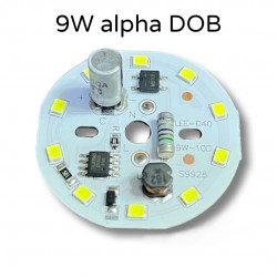 DOB 9Watt Alpha 220V AC round led strip 10 LEDs Direct on Board (White) DOB 9Watt Alpha 220V AC round led strip 10 LEDs Direct on Board (White)