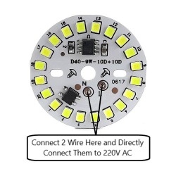 DOB 9Watt 220V AC round led strip 20 LEDs Direct on Board (White) 40mm DOB 9Watt 220V AC round led strip 20 LEDs Direct on Board (White) 40mm