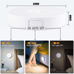 LED Motion Sensing Light Rechargeable White