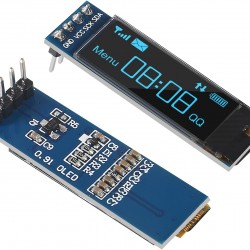 OLED Display 0.91 Inch BLUE 4-Pin Module I2C/IIC