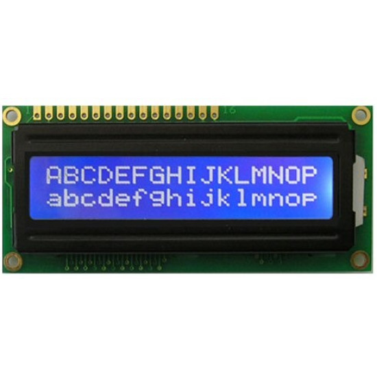 LCD 16X2 Alphanumeric Display Blue Backlight