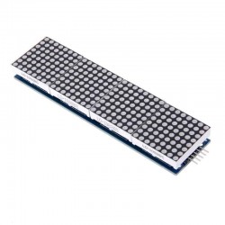 MAX7219 LED Dot Matrix 4 In 1 Display with 5P Line Module MAX7219 LED Dot Matrix 4 In 1 Display with 5P Line Module