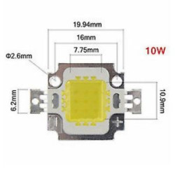 LED SMD Bead Chips 10Watt DC 12V White High Power LED SMD Bead Chips 10Watt DC 12V White High Power