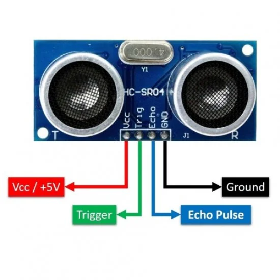 Ultrasonic Distance Measuring Sensor Module HC-SR04 In Pakistan Ultrasonic Distance Measuring Sensor Module HC-SR04 In Pakistan