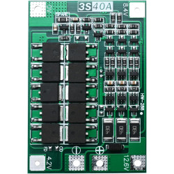 Battery Charging Module 3S BMS 40A Protection Board 12.6V