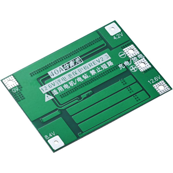 Battery Charging Module 3S BMS 40A Protection Board 12.6V