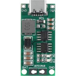Battery Charger Module 3S 12.6V 2A Type-C Multi-Cell Step-Up Boost