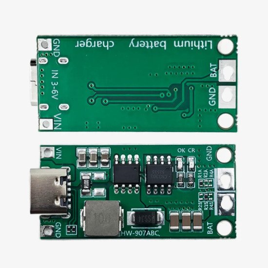 Battery Charger Module 3S 12.6V 2A Type-C Multi-Cell Step-Up Boost Battery Charger Module 3S 12.6V 2A Type-C Multi-Cell Step-Up Boost