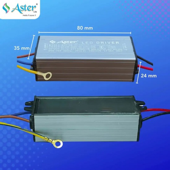Aster 50/60W 24-40V 1500mA LED Driver Power Supply