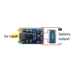 Battery Charging Module TP4056 Micro-USB with Protection Battery Charging Module TP4056 Micro-USB with Protection